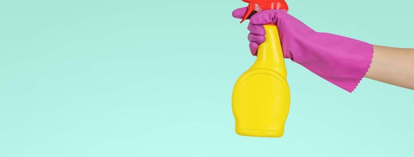 Cleaning supplies. Clean your property