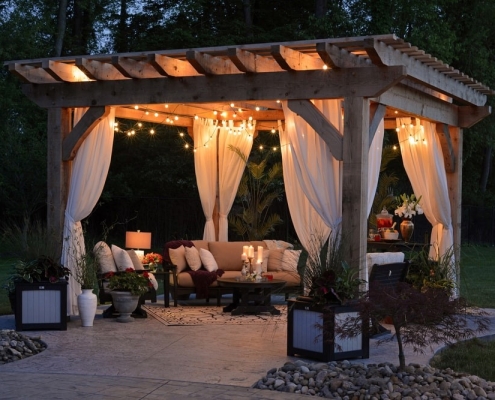 An outdoor canopy